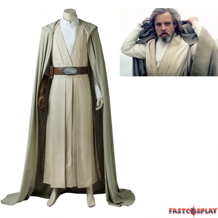 Star Wars The Last Jedi Luke Skywalker Cosplay Costume