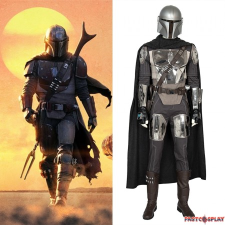 Star Wars The Mandalorian Cosplay Costume Deluxe Outfit