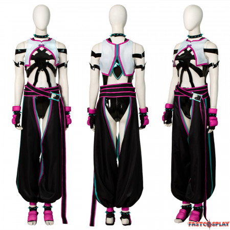 Street Fighter 6 Juri Cosplay Costume Deluxe