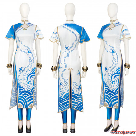 Street Fighter Chun-Li Cosplay Jumpsuit with Cheongsam