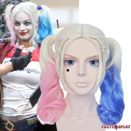 Suicide Squad Harley Quinn Wigs Cosplay