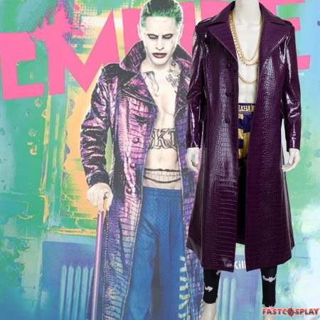 Suicide Squad Joker Cosplay Costume - Deluxe Version