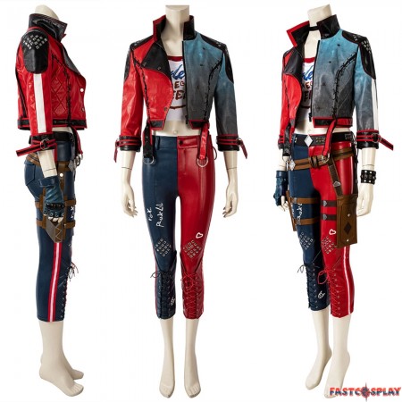 Suicide Squad Kill the Justice League Harley Quinn Cosplay Costume