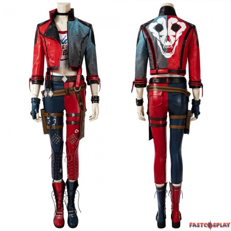 Suicide Squad Kill the Justice League Harley Quinn Cosplay Costume