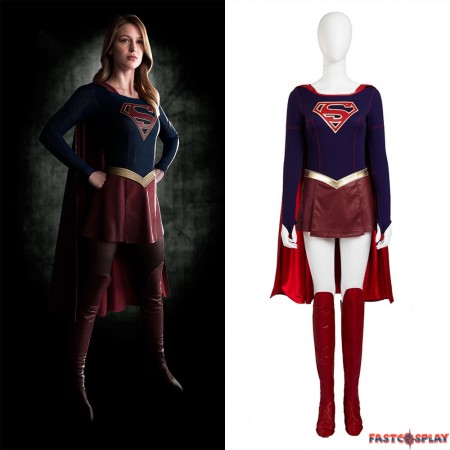 Supergirl Cosplay Costume Deluxe Version