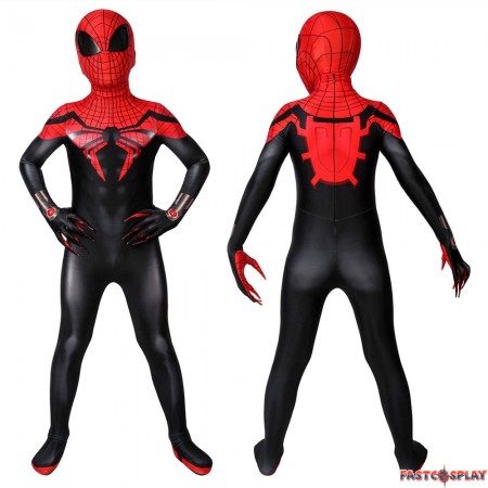 Superior Spider-Man Kids 3D Zentai Jumpsuit