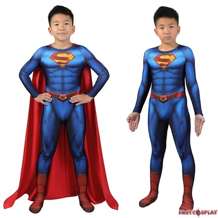 Superman and Lois Superman Kids Jumpsuit with Cloak