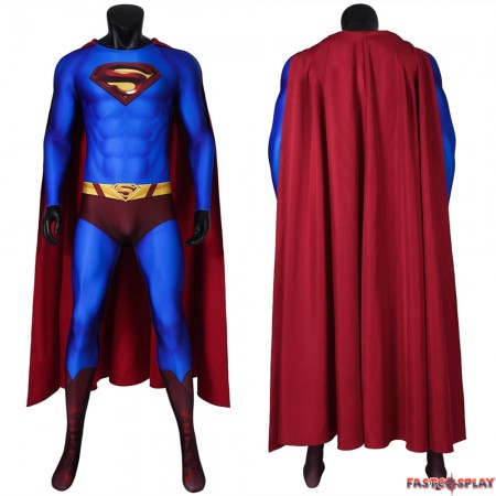 Superman Returns Superman Clark Kent 3D Jumpsuit