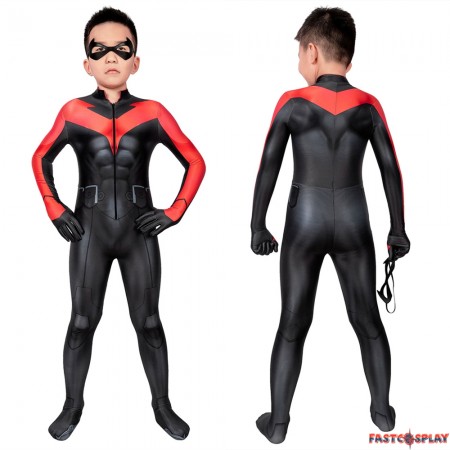 Teen Titans: The Judas Contract Nightwing Kids 3D Jumpsuit