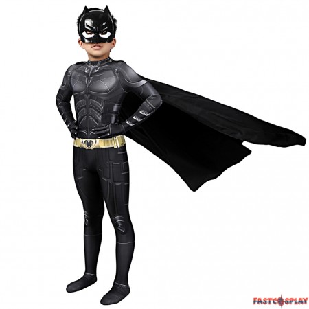 The Dark Knight Rises Bruce Wayne Batman Kids 3D Jumpsuit