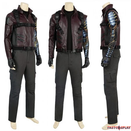 The Falcon and the Winter Soldier Bucky Barnes Cosplay Costume