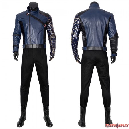 The Falcon and the Winter Soldier Bucky Barnes Suit Cosplay Costume