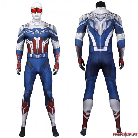 The Falcon and the Winter Soldier New Captain America Sam Wilson Jumpsuit