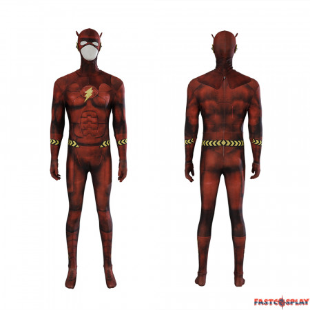 The Flash and Batman Flash Cosplay Jumpsuit