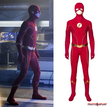 The Flash Season 6 Barry Allen Costume Cosplay Outfit