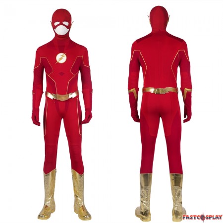 The Flash Season 8 Barry Allen Flash Cosplay Costume