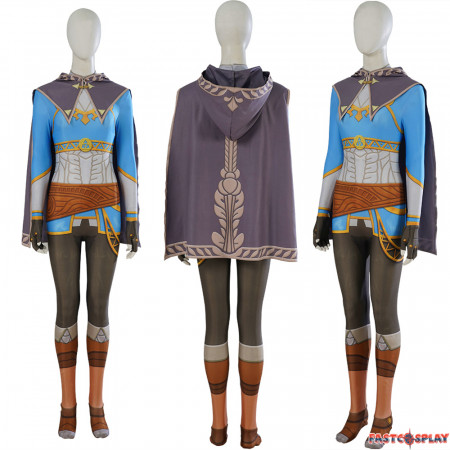 The Legend of Zelda Princess Zelda Cosplay Jumpsuit with Cloak