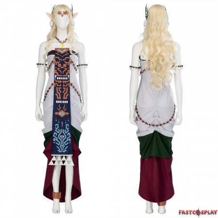 The Legend of Zelda Tears of the Kingdom Queen Sonia Cosplay Costume