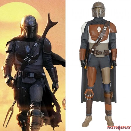 The Mandalorian Cosplay Costume Deluxe Full Set