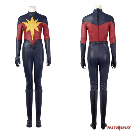 The Marvels Captain Marvel Carol Danvers Cosplay Costume