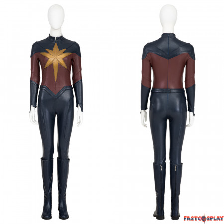 The Marvels Carol Danvers Team Uniform Cosplay Costume