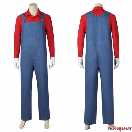 The Super Mario Bros Mario Cosplay Costume