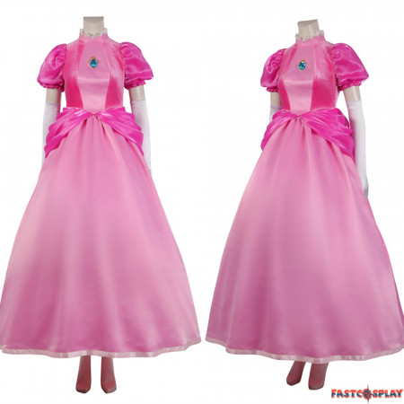 The Super Mario Bros Princess Peach Cosplay Dress