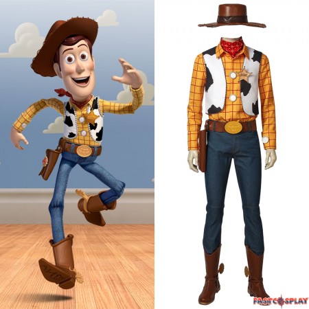 Toy Story Woody Cosplay Costume Full Set