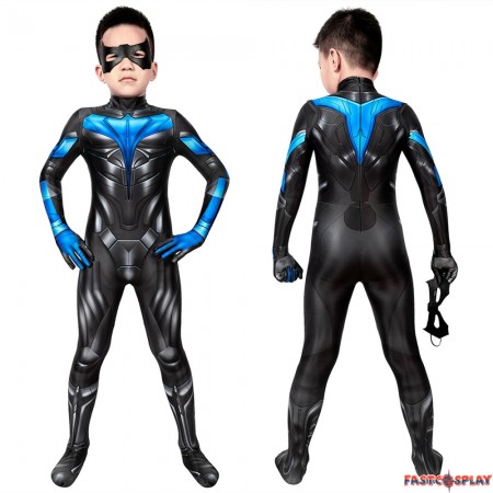 TV Titans Nightwing Kids 3D Jumpsuit