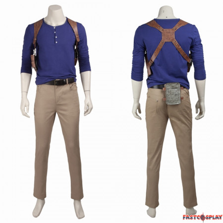 Uncharted 4 A Thief's End Nathan Drake Cosplay Costume