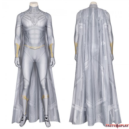 Wanda Vision White Vision 3D Cosplay Jumpsuit