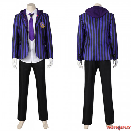 Wednesday Nevermore Academy Xavier Thorpe Ajax Petropolus Cosplay Costume