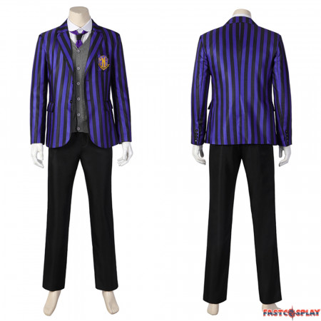 Wednesday The Addams Family Nevermore Academy Eugene Otinger Cosplay Costume