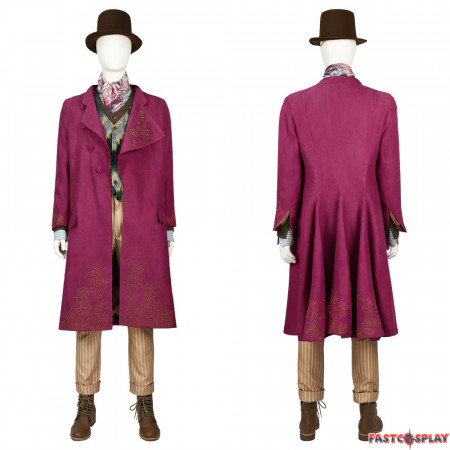 Wonka Charlie and The Chocolate Factory Prequel Cosplay Costume