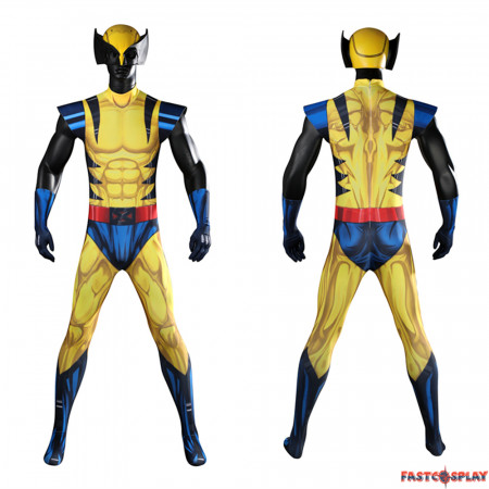 X-Men '97 James Howlett Wolverine Cosplay Jumpsuit