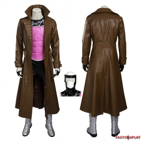 X-Men Gambit Remy LeBeau Cosplay Costume Deluxe Outfit