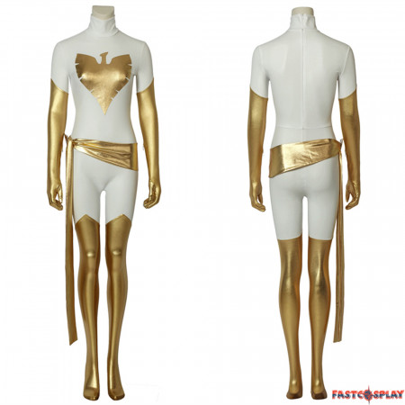 X-Men White Phoenix Cosplay Jumpsuit