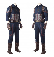 Avengers Infinity War Captain America Cosplay Costume Deluxe