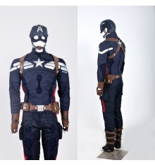 Captain America 2 Steve Rogers Cosplay Costume Deluxe