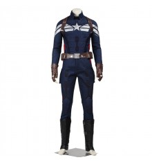 Captain America 2 Steve Rogers Cosplay Costume Deluxe Version