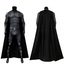 2022 Movie The Batman Bruce Wayne Robert Pattinson 3D Jumpsuit