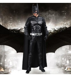 The Dark Knight Rises Batman Bruce Wayne Cosplay Costume