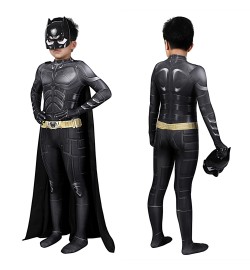 The Dark Knight Rises Bruce Wayne Batman Kids 3D Jumpsuit