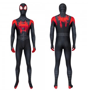 Spider-Man Into the Spider-Verse Miles Morales Cosplay Suit