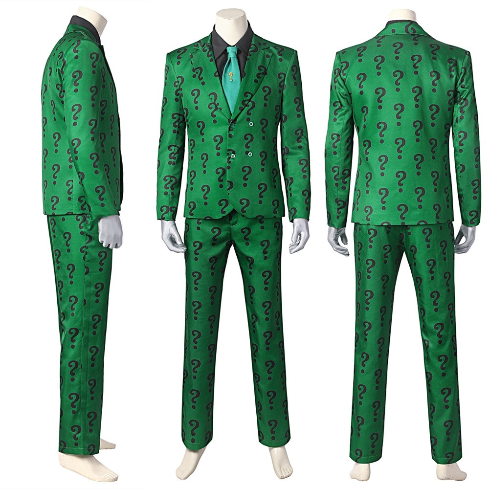 1966 TV Batman Riddler Cosplay Costume