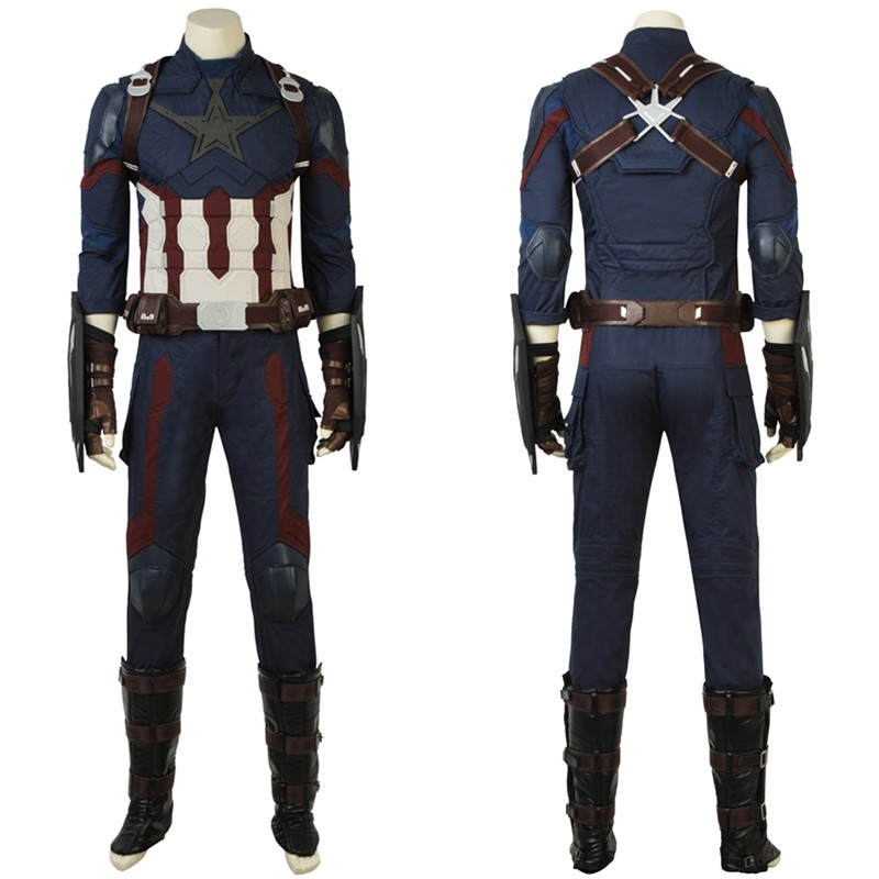 2018 Avengers Infinity War Captain America Cosplay Costumes