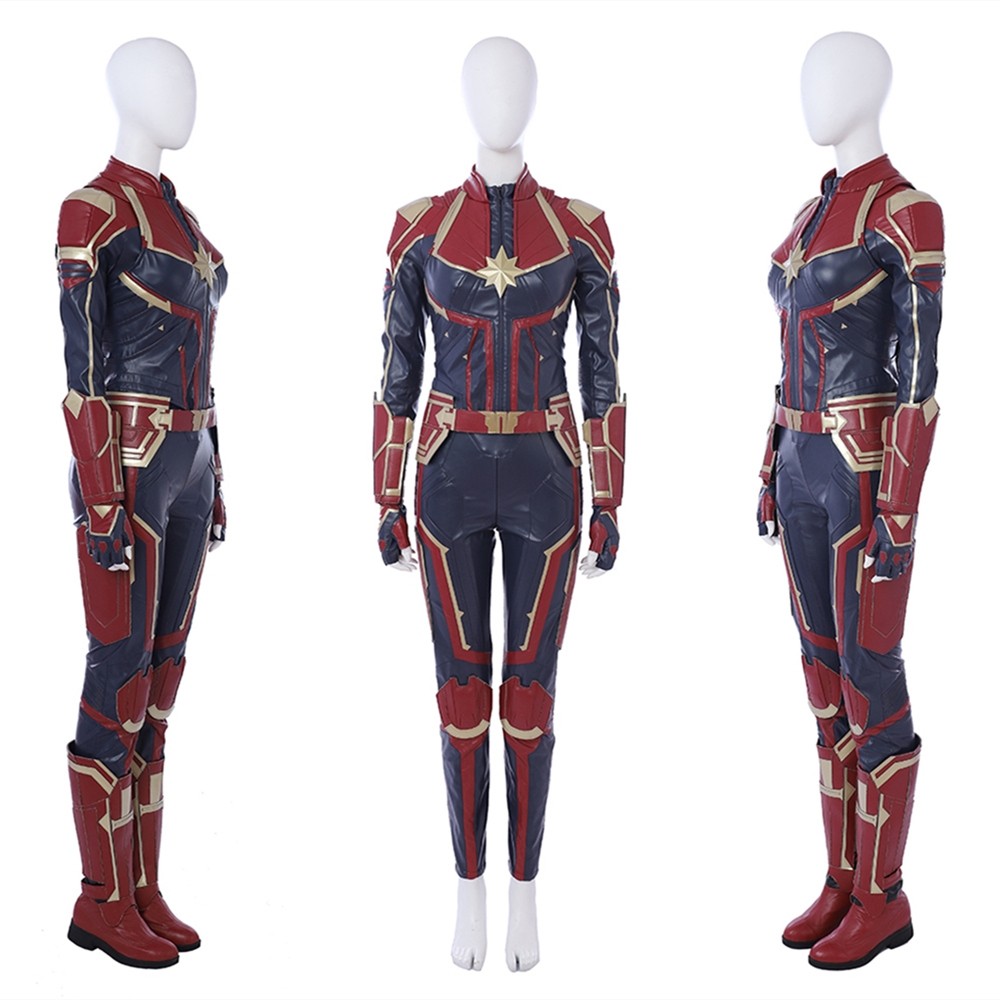 2019 Captain Marvel Carol Danvers Cosplay Costume