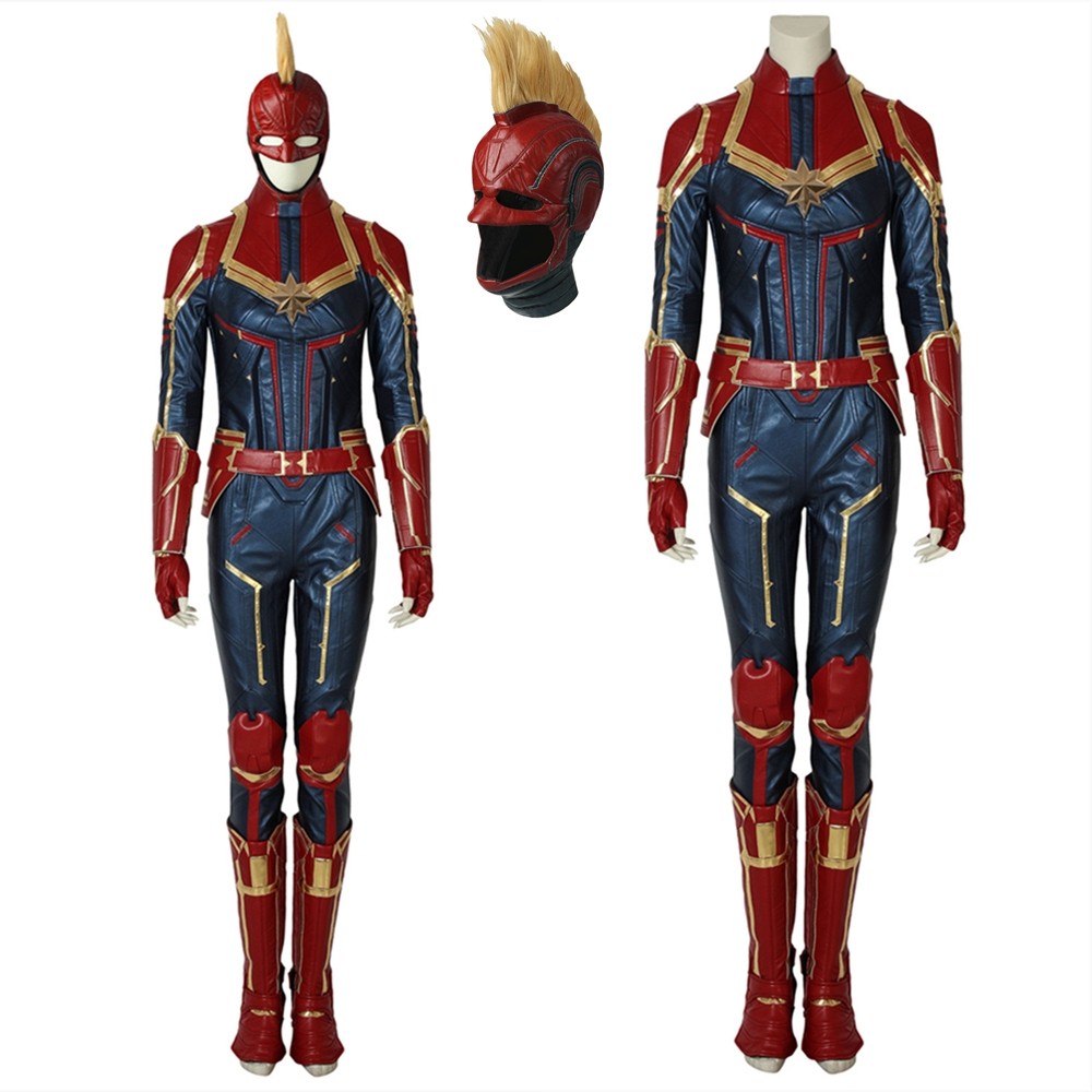 2019 Captain Marvel Costume Carol Danvers Cosplay Costume