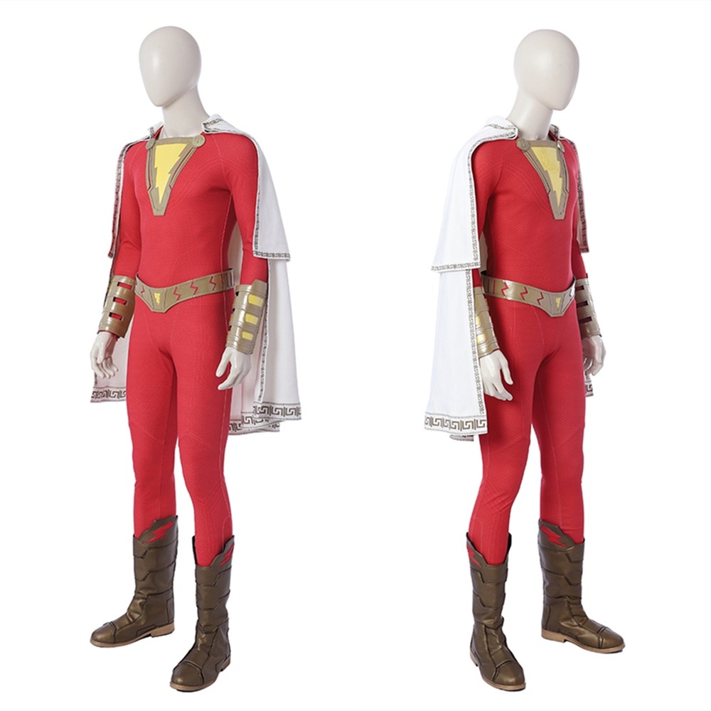 2019 Shazam Costume Billy Batson Cosplay Costume