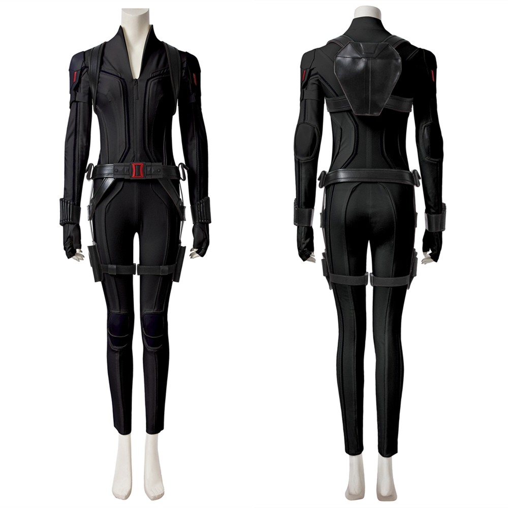 2020 Black Widow Cosplay Costume Black Outfit